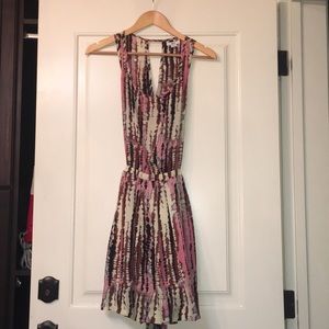 Bar III Dress Short Sleeve - Tie Waist